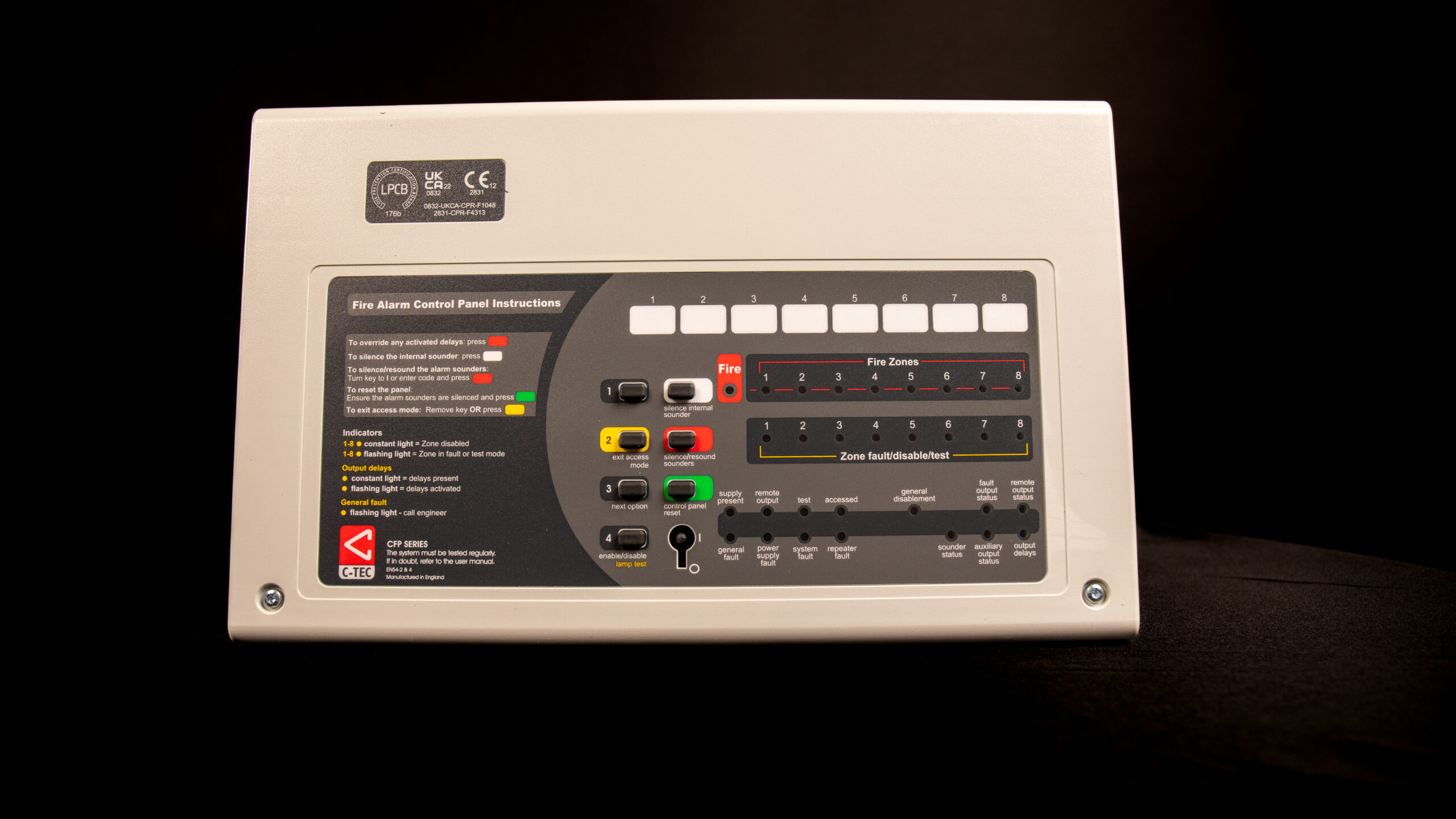 Commercial fire alarm system and detection devices