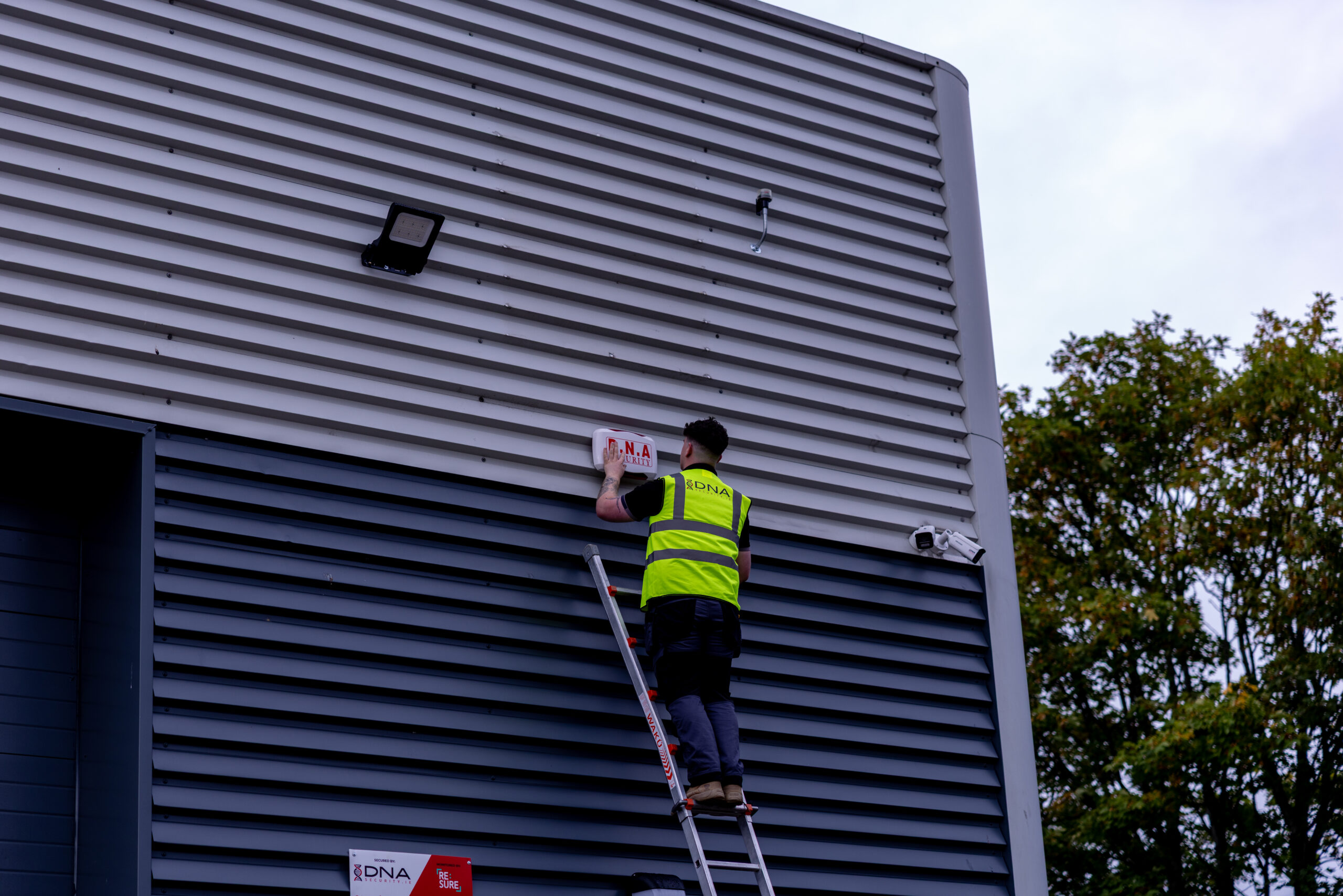 CCTV linked with alarm and access control
