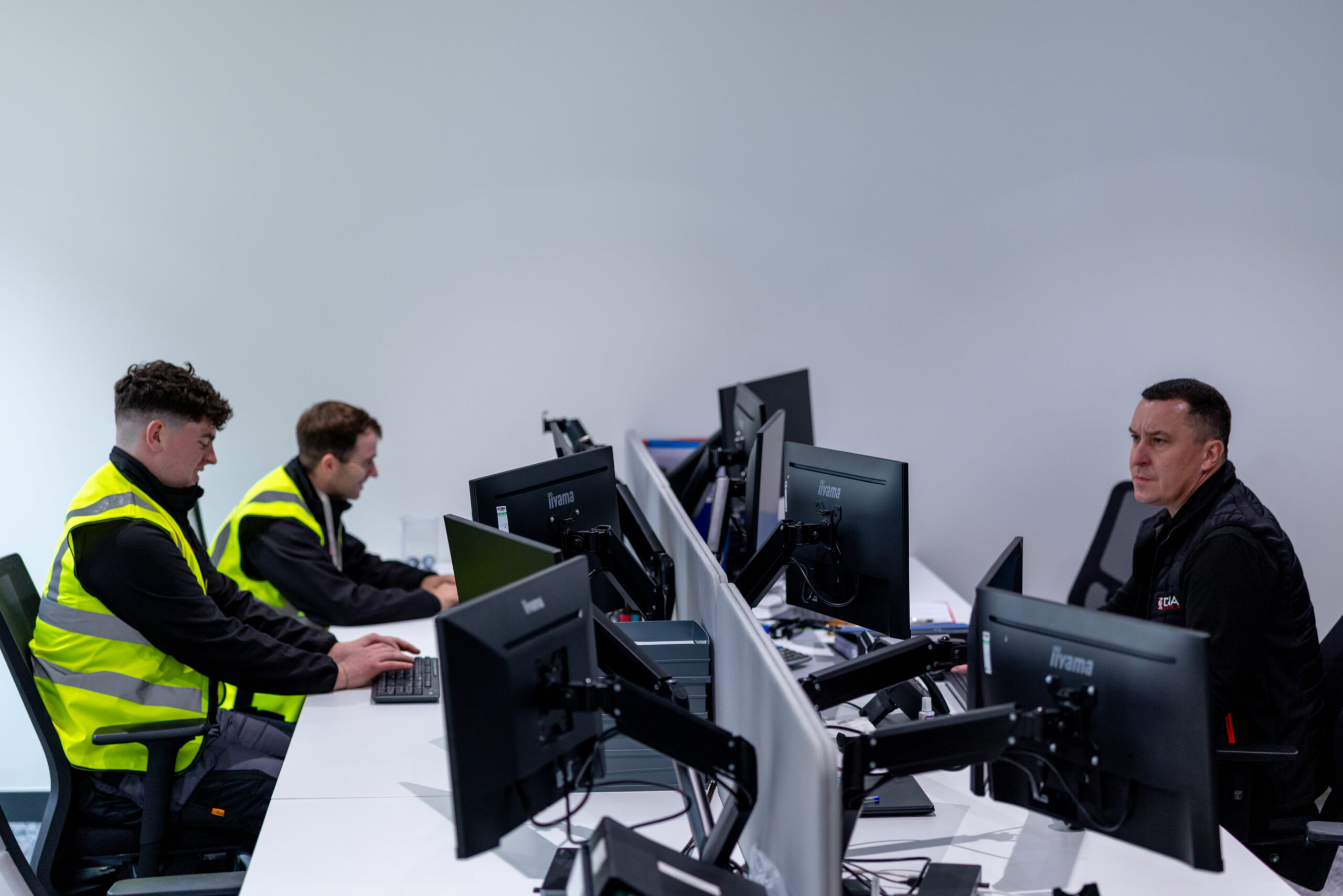 Alarm Receiving Centre remote CCTV monitoring screens